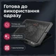 Подставка для ноутбука с охлаждением XSTRIKE XS-66, 1 вентилятор 140 мм, USB-хаб, 5 уровней наклона - изображение 5
