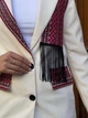 Жакет жіночий декорований етнострічкою та бахромою 3XL світло-бежевий - зображення 11
