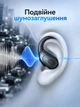 Беспроводные спортивные наушники TWS Bluetooth V 5.4 с ENC шумоподавлением водонепроницаемые IPX5 креплением на ухо LED дисплеем вакуумные стерео блютуз для тренировки фитнеса зала прогулок и повседневного использования Черный - изображение 5