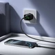 Мережевий зарядний пристрій Hoco CS84A Excellent PD30W+QC3.0 (Type-C + USB) Black - зображення 8