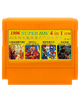 Збірник Ігор RMC Famicom Dendy 4 in 1 JY-017 Dragon Ball Z, Street Fighter 2, Mario Sonic 2 (Hack Chip Dale 2), Guerrilla War 90х TV Game Японська Версія Тільки Картридж Б/У - зображення 1