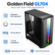 Корпус для ПК Golden Field GL704 Mini-Tower без БЖ ATX/MicroATX RGB Black - зображення 1