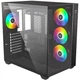 Корпус для ПК ID-Cooling View 510 ARGB Midi-Tower без БЖ ATX/MicroATX/Mini-ITX BTF Black - зображення 3