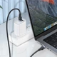 Кабель HOCO X109 Energy silicone charging data cable Type-C to Type-C 60W 3A 1m Black - зображення 7