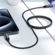 Кабель ACEFAST C19-03 Fast charging data cable Type-C to Type-C 60W 3A 1.2m Black - изображение 6