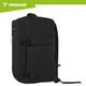 Рюкзак дорожный Trizand Travel Backpack две ручки с креплением к чемодану 20 л 40 x 25 x 20 см Черный (27657) - изображение 7