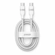 Кабель Anker A82E2611 Ultra Soft Cable Type-C to Type-C 240W 5A 0.9m White - зображення 2