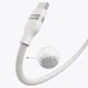 Кабель Anker A82E2611 Ultra Soft Cable Type-C to Type-C 240W 5A 0.9m White - зображення 3