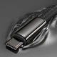 Кабель Baseus Tungsten Gold Fast Charging Data Cable Type-C to Type-C 100W 1m Black CATWJ-01 - зображення 6
