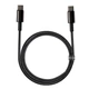 Кабель Baseus Tungsten Gold Fast Charging Data Cable Type-C to Type-C 100W 2m Black CATWJ-A01 - зображення 5
