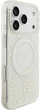 Etui na smartfon Guess IML Flowers Allover Electroplated with Pearl Strap MagSafe do Apple iPhone 18 Pro / Apple iPhone 17 Pro White (3666339673451) - obraz 4