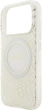 Etui na smartfon Guess IML Flowers Allover Electroplated with Pearl Strap MagSafe do Apple iPhone 18 Pro / Apple iPhone 17 Pro White (3666339673451) - obraz 5