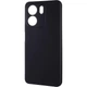 Чехол Silicone Case для Oppo A5x 4G / A5x 5G (CPH2725) бампер с микрофиброй черный - изображение 4