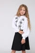 Сорочка з довгим рукавом для дівчинки YUKI білий 140 ЦБ-00278742 - зображення 1