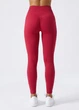 Жіночі безшовні легінси в рубчик з моделюючим швом Giulia FLEXING LEGGINGS POWER L/XL Bordo-winterberry, легінси з мікрофібри, для спорту, для тренувань - зображення 8