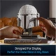 Пазл 3D Шолом Мандалорця 88 деталей Star Wars Mandalorian Helmet 3D Model 4D Build Spin Master 6070857 - зображення 5