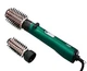 Фен-щетка для сушки и укладки волос VGR V-498 1200W Зеленый Фен-стайлер с 2 насадками - изображение 1