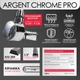 ТЕН для рушникосушки Onlyheat Argent Chrome Pro 0.6 кВт + крани під ТЕН Ideale Senso, хром - изображение 3