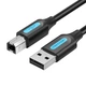 Кабель для принтера USB A Male — B Male Print 1 м (COQBF) - зображення 1