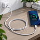 Кабель з швидкою зарядкою Baseus Dynamic 100W 1 м USB to Type-C Білий (424910003) - зображення 5