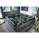 Гідромасажний СПА-басейн Aquajoy Santorini 220×220×95 см на 5 осіб, 89 форсунок, Bluetooth, темний опал - зображення 7