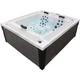 Переливний СПА-басейн Aquajoy Marmaris 230×198×89 см на 3 особи, 61 масажна форсунка, Balboa - зображення 3