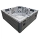 Гідромасажний СПА-басейн Aquajoy Monaco Odyssey 220×220×90 см на 5 осіб, 74 форсунки, Bluetooth, Jet LED - зображення 4