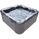 Гідромасажний СПА-басейн Aquajoy Ibiza 200×200×89 см на 6 осіб, 63 форсунки, Bluetooth, LED - зображення 3