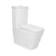 Унитаз напольный Qtap Crow Eco безободковый с сиденьем Soft-close 640х360х835 мм белый - изображение 1