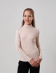 Гольф с отворотом для девочки SMIL 114202-1 Бежевый р.152 - изображение 4