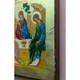 Писана грецька ікона Святої Трійці (Старозавітна) 15×19 см - зображення 7