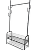 Вешалка напольная RIAS 8032 с полками и крючками 170x60x35 см Black (3_08760) - изображение 3