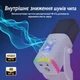 YU8 динамический игровой микрофон для ПК, USB/XLR с шумоподавлением и RGB игровых консолей и смарт-устройств, стриминга - белый - изображение 9