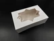 Коробка подарункова збірна з прозорим вікном картонна 22.5 х 14.5 х 7 см Білий (OA-63) - зображення 3