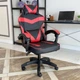 Игровое кресло с широким сиденьем DEXON RD-6017 из экокожи, Красное - изображение 2