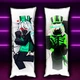 Дакімакура 150х50 см Форсакен Роблокс two time forsaken roblox Подушка з двосторонньою наволочкою - зображення 1