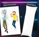 Дакімакура 150 х 50 см Рік і Морті Рік Санчез Морті Сміт Rick and Morty Подушка з двосторонньою наволочкою - зображення 2