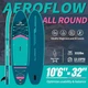 Сапборд RIDEWAY AEROFLOW 10’6″х32"х6" RW2611043 — надувна дошка для САП серфінгу, sup board - зображення 2
