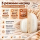 Грілка для рук акумуляторна K26 2-в-1, магнітна, 2400 мА·год, 45/50/55°C білий - зображення 2
