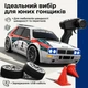 Машина для дрифта Lancia на радиуправлении 4WD 180мм с аккумулятором 3.7 V, пультом и запасными колесами - изображение 5