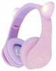 Słuchawki PowerLocus Kids Cat Purple (5060726254496) - obraz 1