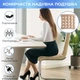 Надувная ортопедическая подушка для сидения Supretto противопролежневая, 42x42 см (9487_0001) - изображение 6