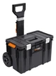 Ящик для інструментів Dexter Qbrick Pro System 53×38,5×69 см IP65 2 перегородки колеса висувна ручка - изображение 2