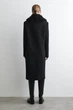 Пальто жіноче COS shearling-collar wool long coat 1301901001 Eur 36 Чорний - изображение 3