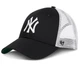 Унисекс Кепка 47 Brand NY YANKEES Adjustable(B-BRANS17CTP-BK) MISC Чорний/Білий - изображение 1