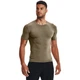 Компресійна Футболка Under Armour Men's Tactical HeatGear® Compression Short Sleeve(1216007-499) S Бежевий - изображение 1