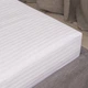 Простынь Руно 200х220 на резинке сатин страйп prostyradlo_stripe-200220r-white - изображение 1