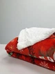 Новогодний плед-пододеяльник на овчине Malloory Home 150*200 Christmas - изображение 3
