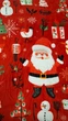 Новогодний плед-пододеяльник на овчине Malloory Home 150*200 Christmas - изображение 6