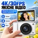 Цифрова камера DC105 Чорна, 21 Мп, 4K, 30 кадрів/с, Wi-Fi, автофокус, поворотний екран 180° - зображення 2